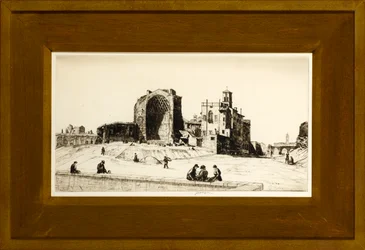 O Templo de Vênus e Roma, Roma, c.1922